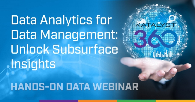 Data Analytics for Data Management: Unlock Subsurface Insights Hands-On Data Series