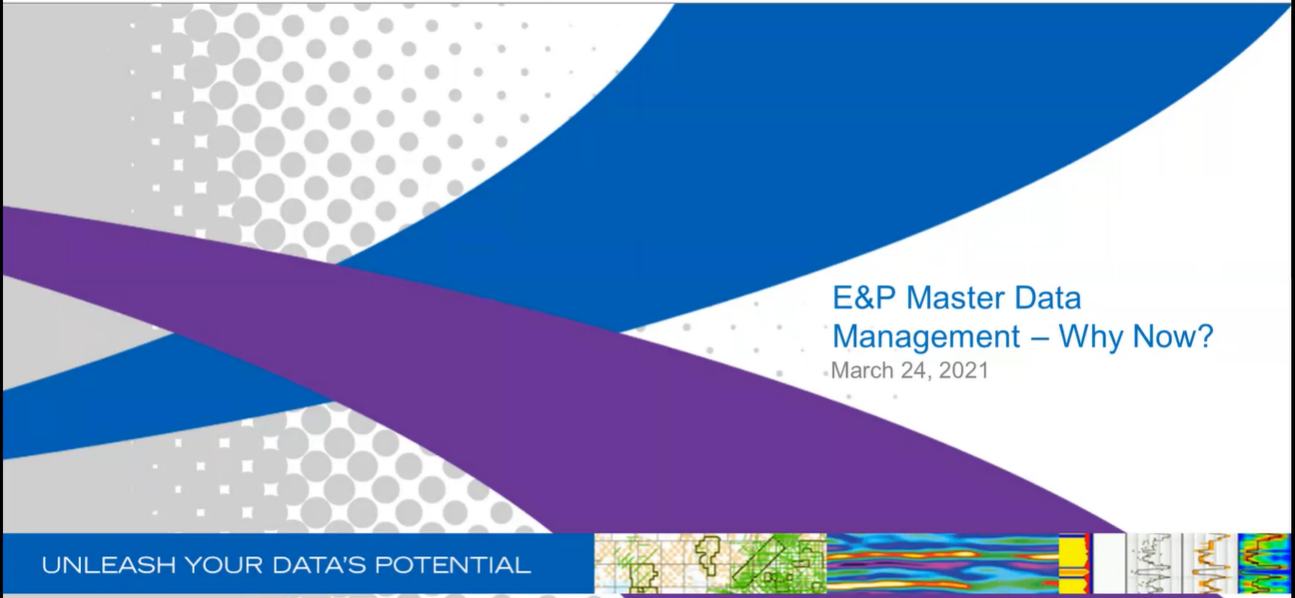 E&P Master Data Management: Why now?