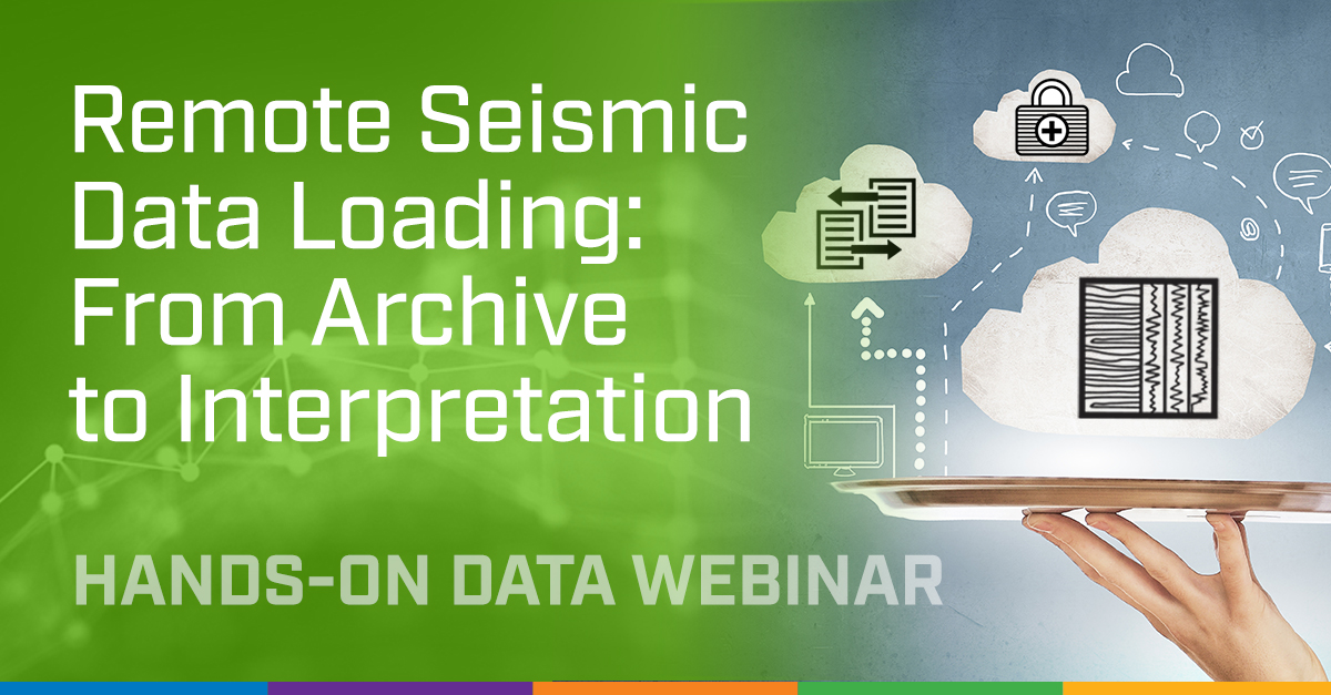 Remote Seismic Data Loading: From Archive to Interpretation Hands-On Data Series